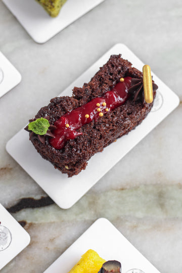 Chocolate Raspberry Tea Cake