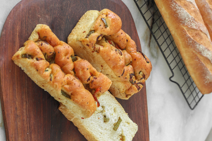 Veggie Foccacia Bread